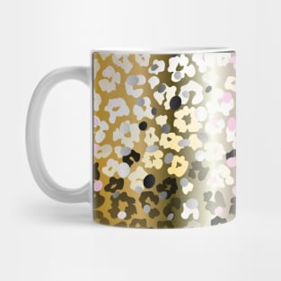 Colourful gradient unique flowers leopard stripes abstract modern 279 Pattern Mug